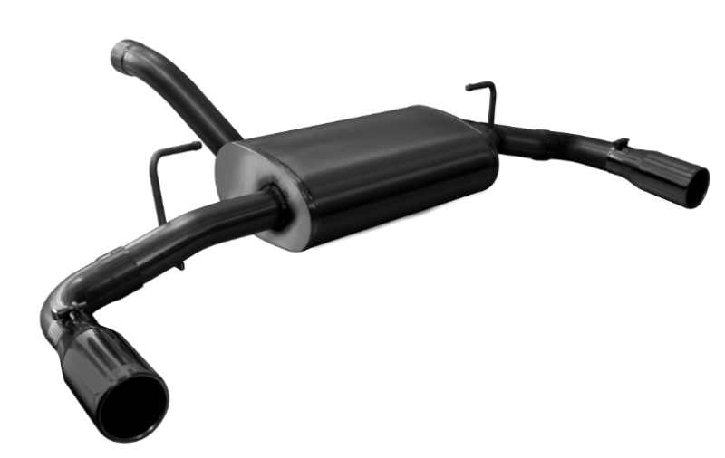 Corsa 18+ Jeep Wrangler JL 2.5in Dual Rear Exit Black Tips Sport Axle-Back Exhaust 21014BLK 21014BLK Photo - Primary