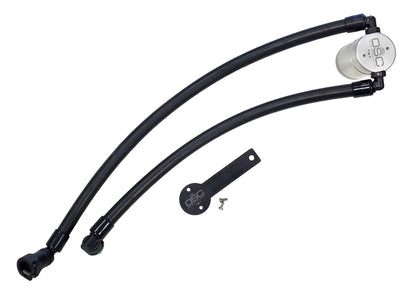 J&L 2021-2022 Ram TRX 6.2L Supercharged Passenger Side Oil Separator 3.0 - Clear Anodized 3071P-C 3071P-C Photo - Primary