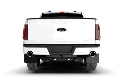 Rally Armor 21-24 Ford F-150 (Excl. Raptor) Black UR Mud Flap w/Metallic Black Logo MF115-UR-BLK-MBK MF115-UR-BLK-MBK User 1