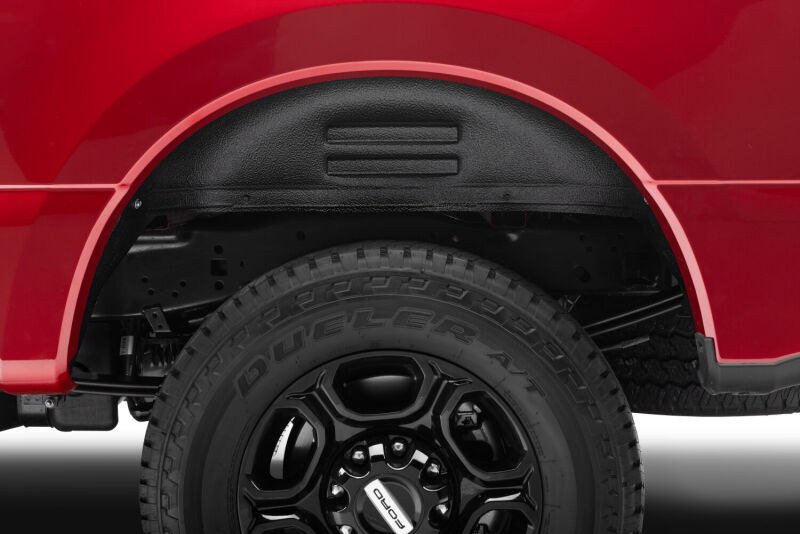 Husky Liners 2017 Ford F-250 Super Duty / 2017 Ford F-350 Super Duty Black Rear 79131 Photo - Close Up