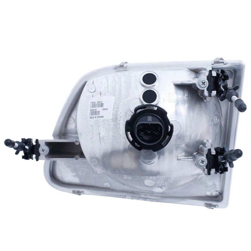 Raxiom 97-03 Ford F-150 G2 Euro Headlights- Chrome Housing (Clear Lens) T542852 T542852 Photo - Close Up
