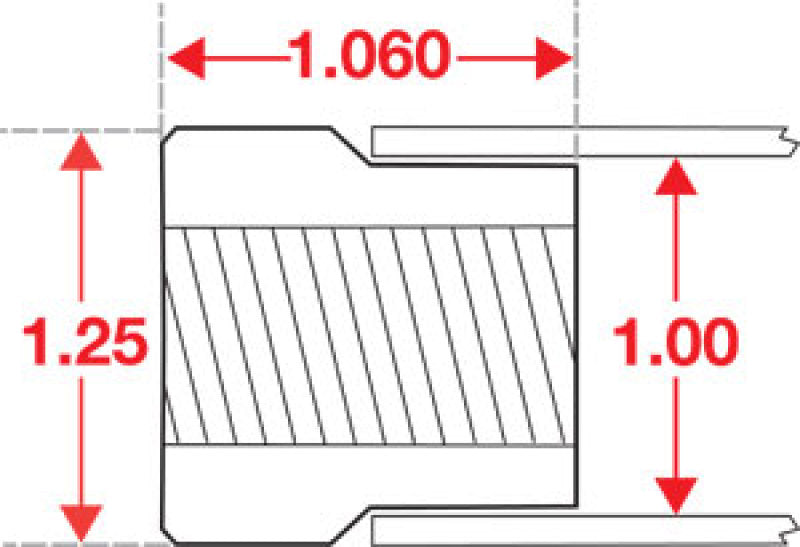 SPC Performance Weld In Bung LH Thread M8 x 1.5 15309