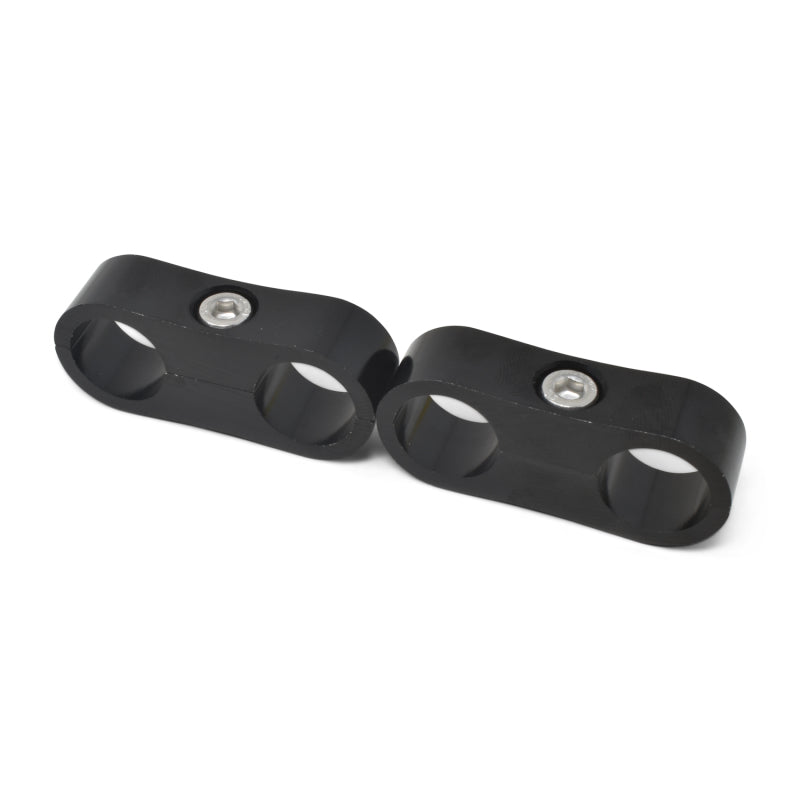 Russell Hose Separator For -10 Braided Hose - Black Anodize (2 Pack) 654323 654323 Photo - out of package