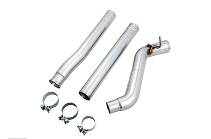 AWE Tuning 2018+ Jeep Wrangler JL/JLU 2.0T Non-Resonated Mid Pipe 3020-11003 3020-11003 Photo - out of package