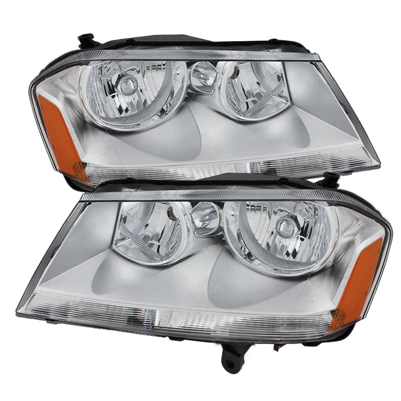 SPYDER Xtune Dodge Avenger 08-14 Crystal Headlights Chrome HD-JH-DA08-AM-C 9025303 9025303 Photo - Primary