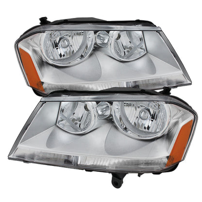 SPYDER Xtune Dodge Avenger 08-14 Crystal Headlights Chrome HD-JH-DA08-AM-C 9025303 9025303 Photo - Primary