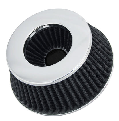 Spectre Adjustable Conical Air Filter 2-1/2in. Tall (Fits 3in. / 3-1/2in. / 4in. Tubes) - Black 8161 8161 Photo - Unmounted