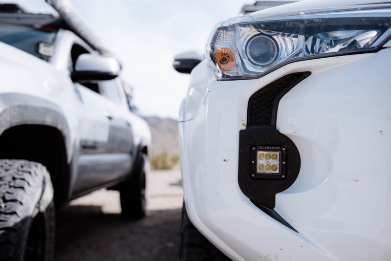 Cali Raised LED Cali Raised 14-24 Toyota 4Runner Led Fog Light Pod Rep Brackets Kit - Brackets W/ 3X2 18W Pods CR2553 CR2553 Photo - Primary
