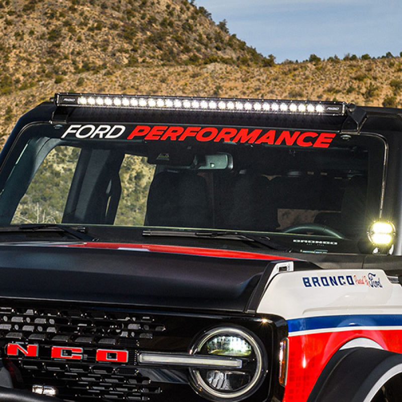 Ford Racing Ford Performance Bronco Windshield Banner - White/Red M-1820-BRR M-1820-BRR User 1
