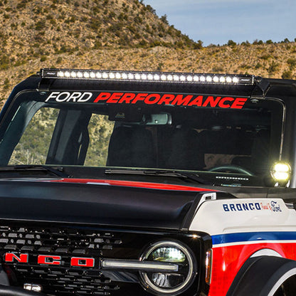 Ford Racing Ford Performance Bronco Windshield Banner - White/Red M-1820-BRR M-1820-BRR User 1