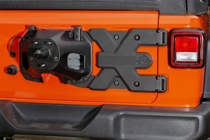 Rugged Ridge HD Tire Carrier Hinge Casting; 18-19 Jeep Wrangler JL 11546.56 Photo - Mounted