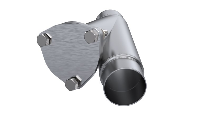 QTP 2.25in Weld-On QTEC Exhaust Cutout Y-Pipe 10225 10225 Photo - Primary