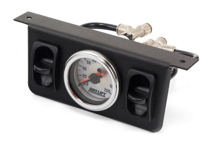 AIRLIFT Dual Needle Gauge with two paddle switches- 200 PSI 26229 User 1