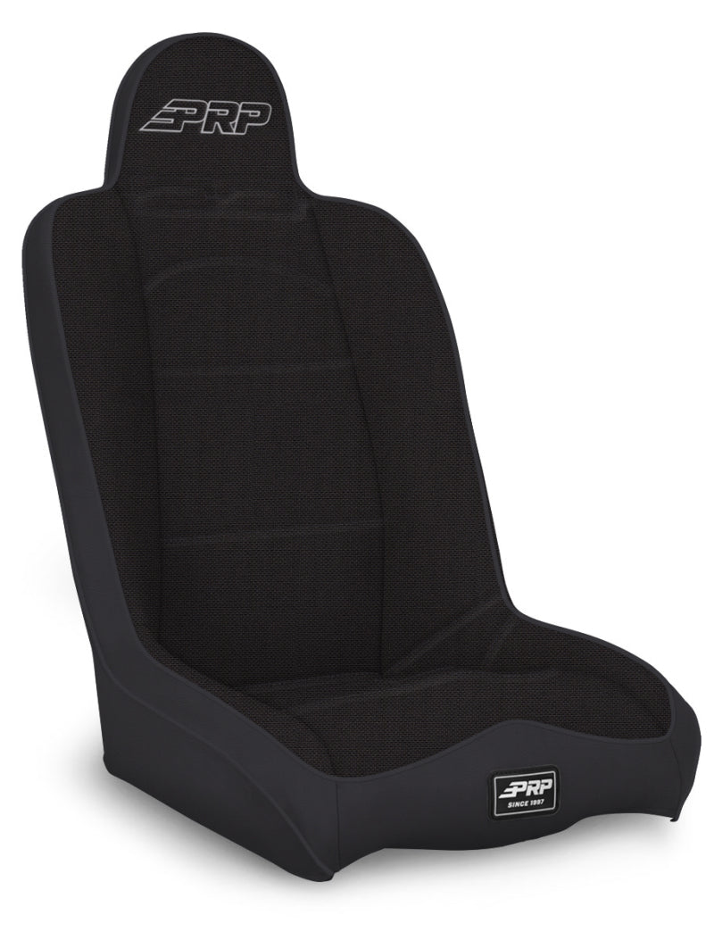 PRP Seats PRP Daily Driver High Back Suspension Seat (Two Neck Slots) - All Black A140110-50 A140110-50 Photo - Primary