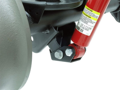 RockJock TJ/LJ Shock Mount Extensions Rear Lower w/ Hardware Pair CE-9601 CE-9601 Photo - Mounted