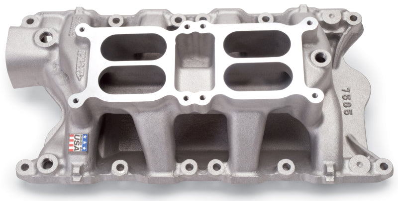 Edelbrock Ford 351 W Dual Quad Air Gap Manifold 7585 Photo - Primary