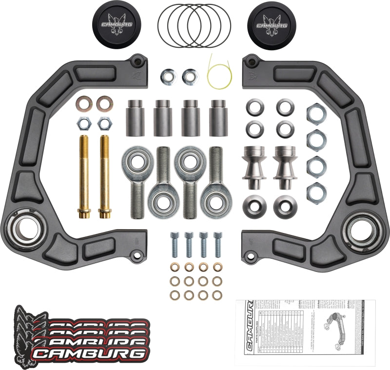 Camburg Ford Bronco 21-23 KINETIK V2 Performance Billet Uniball Upper Arms CAM-110214-GRY CAM-110214-GRY Photo - out of package