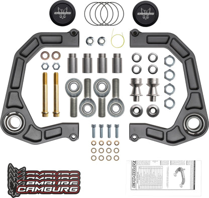 Camburg Ford Bronco 21-23 KINETIK V2 Performance Billet Uniball Upper Arms CAM-110214-GRY CAM-110214-GRY Photo - out of package