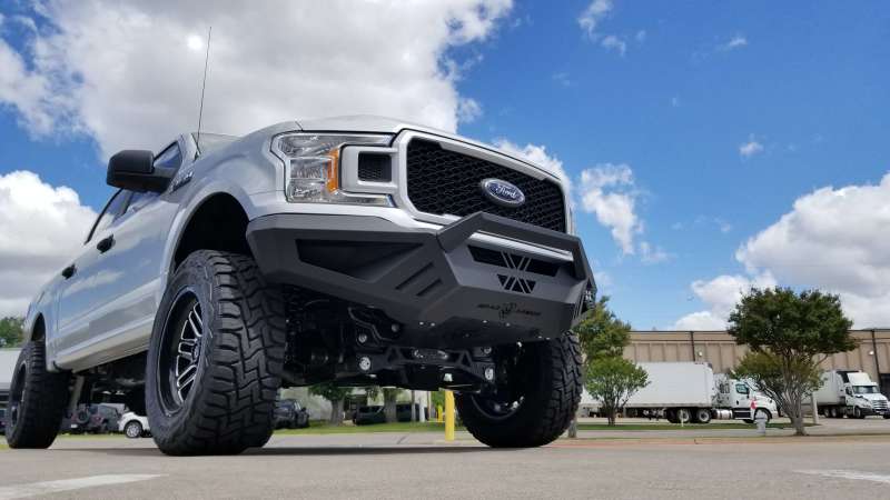 Road Armor 18-20 Ford F150 SPARTAN Front Bumper Bolt-On Pre-Runner Guard - Tex Blk 6181XFPRB 6181XFPRB Photo - Primary