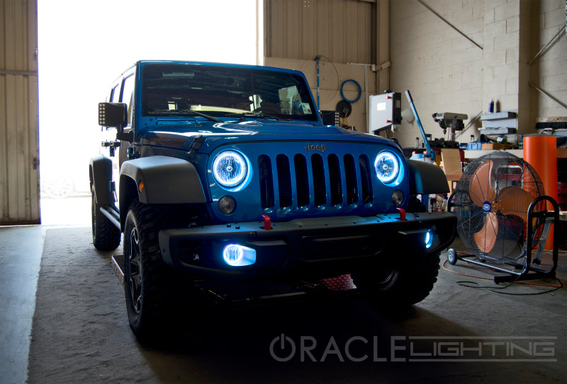 ORACLE Lighting Oracle Jeep Wrangler JK 07-17 LED Waterproof Halo Kit - White 3943-001 3943-001 Photo - in package
