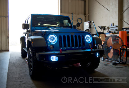 ORACLE Lighting Oracle Jeep Wrangler JK 07-17 LED Waterproof Halo Kit - White 3943-001 3943-001 Photo - in package