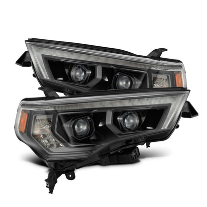 AlphaRex 14-20 Toyota 4Runner PRO-Series LED Proj Headlights Alpha-Black w/Sequential Signal/DRL 880850 880850 Photo - Primary