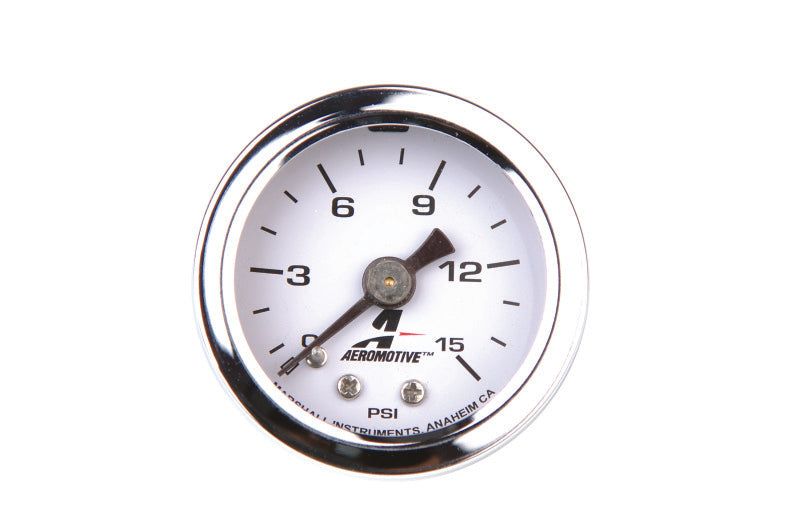 Aeromotive 0-15 psi Fuel Pressure Gauge 15632 Photo - Primary