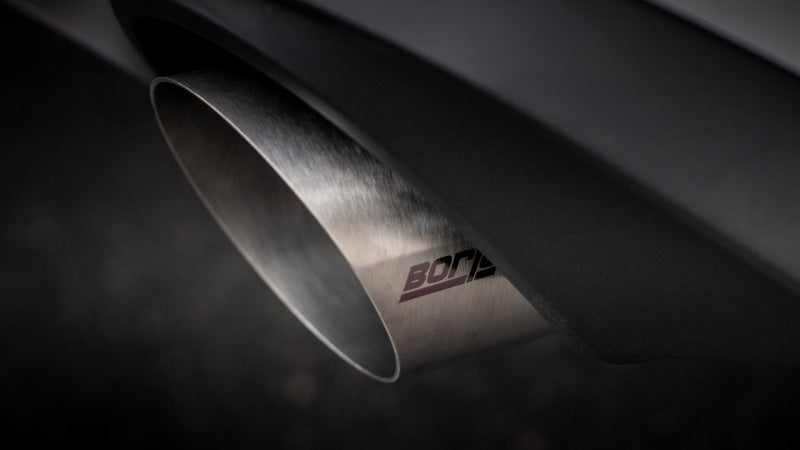 Borla 22-23 Volkswagen Golf GTI 2.0L AT/MT 3inch S-Type Cat-Back Exhaust - 4in Brushed SS Tips 140883SB 140883SB Photo - Mounted