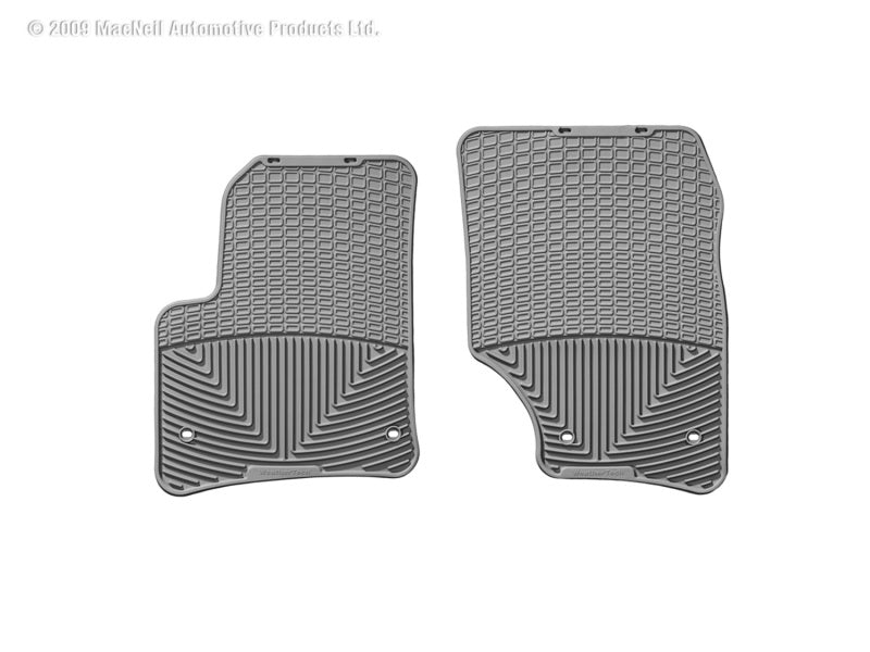 WeatherTech WT Rubber Mats - Front - Grey Floor Mats Floor Mats - Rubber main image