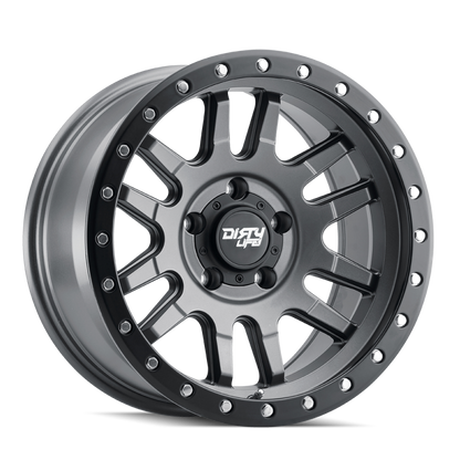 Dirty Life 9309 Canyon Pro 17x9/5x139.7 BP/0mm Offset/108.1mm Hub Satin Graphite Wheel - Beadlock 9309-7985MGT0 9309-7985MGT0 Photo - Primary