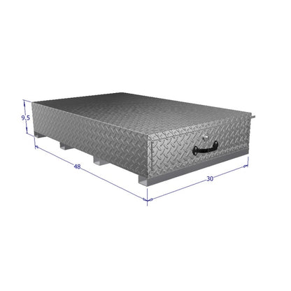 Westin/Brute 48in D x 30in W x 9.5in H Single Drawer - Aluminum 80-HBS307 80-HBS307 Photo - Unmounted