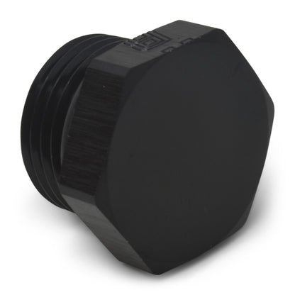 Russell -3 AN Straight Thread Plug Adapter (Black Finish) 660273 Photo - out of package