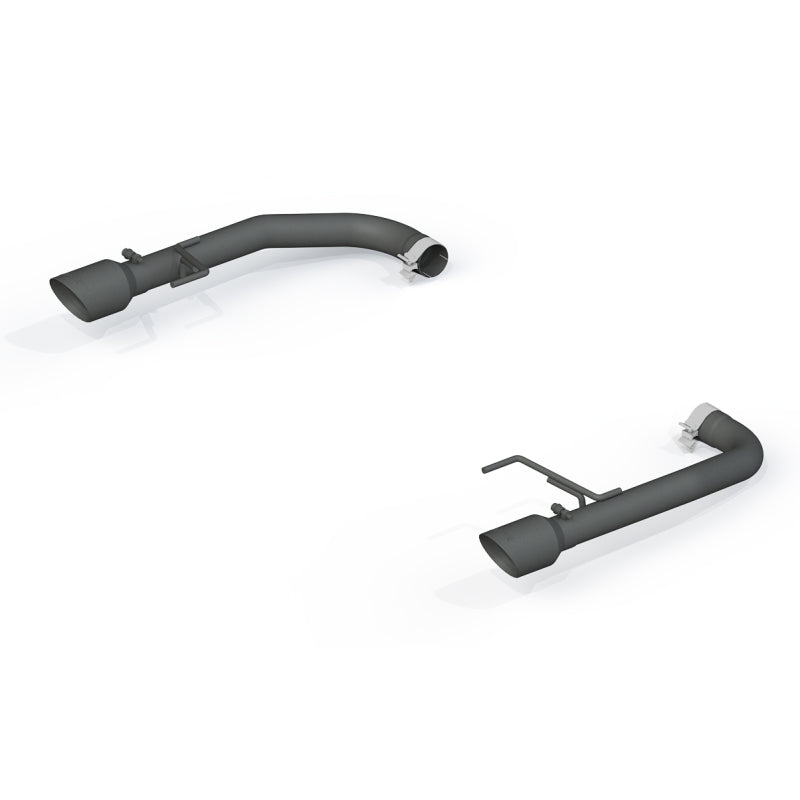 MBRP 2015-2017 Ford Mustang GT 5.0 2-1/2in Axle Back Kit - Black Coated 4in S7276BLK Photo - Primary