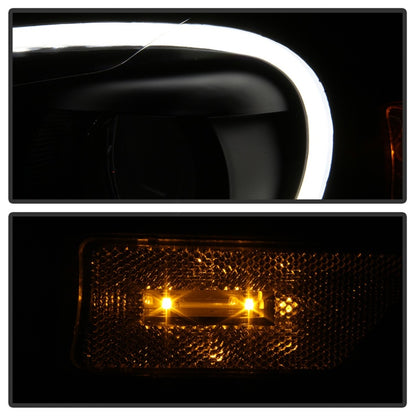 SPYDER xTune 06-13 Chevrolet Impala LED Light Bar Headlights - Black Smoke (PRO-JH-CIM06-LB-BSM) 9042256 9042256 Photo - Unmounted