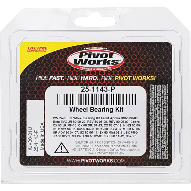Pivot Works Pw Premium Wheel Bearing 25-1143-P 25-1143-P Photo - Primary
