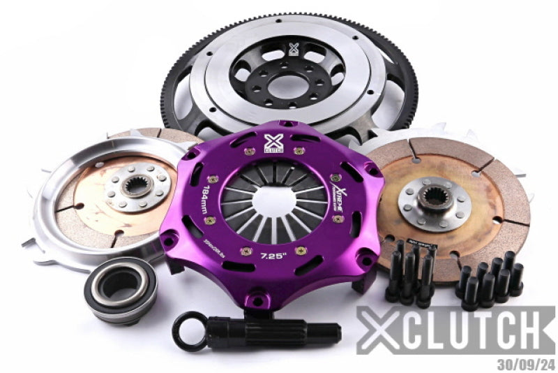 XCLUTCH 03-05 Dodge Neon SRT-4 2.4L Turbo 7.25in Twin Solid Ceramic Clutch Kit XKDG18510-2E XKDG18510-2E Photo - Primary