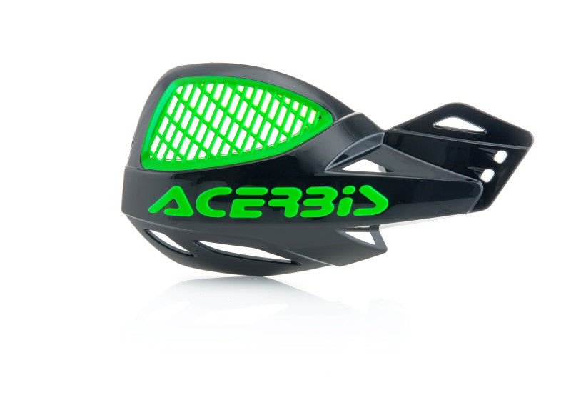 Acerbis Vented Uniko Handguard - Black/Green 2072671043 2072671043 Photo - Primary