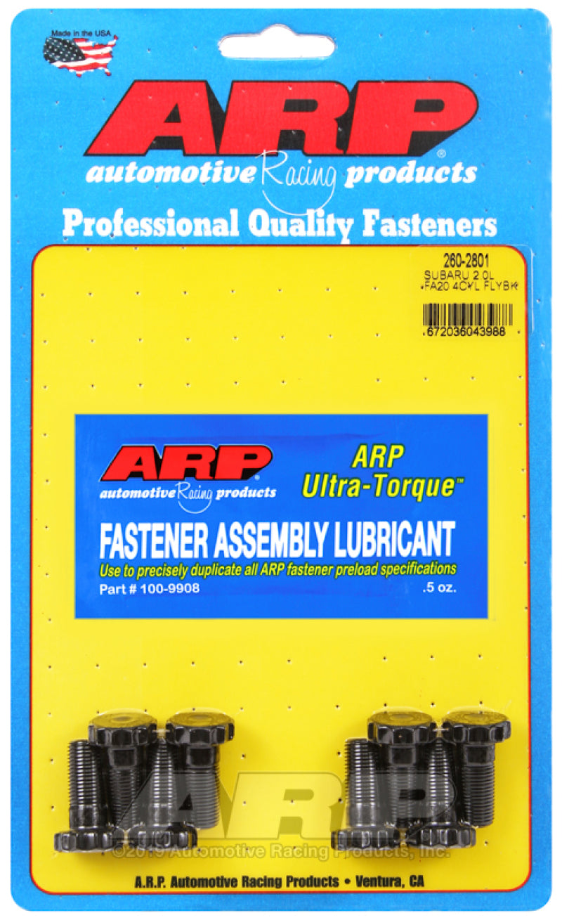 ARP Pro Series Flywheel Bolt Kit - Subaru 2.0L (FA20) Engine 260-2801 Photo - Primary