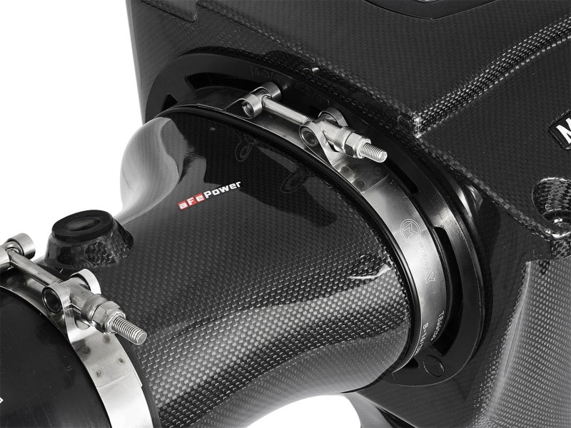 aFe Momentum GT Black Series Carbon Fiber Cold Air Intake System Dodge 52-72205-CF Photo - Unmounted