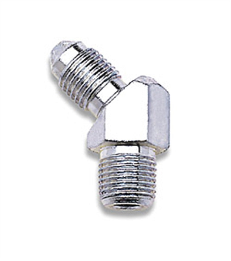 Russell -3 AN 1/8 Inch NPT Pipe Male 45° Brake Adapter Fitting - Endura 642931 Photo - Primary
