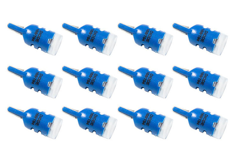 Diode Dynamics 194 LED Bulb HP3 LED - Blue Set of 12 DD0019TW DD0019TW Photo - Primary