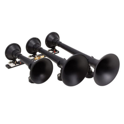 Kleinn Air Horns Kleinn Spare Tire Kit w/ Black Triple Horns/ 150 PSI Waterproof Air Compressor / 3.0 gal Air Tank USTL-734 USTL-734 Photo - Primary