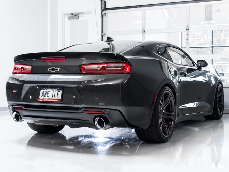 AWE Tuning 16-18 Chevrolet Camaro SS Axle-back Exhaust - Touring Edition (Chrome Silver Tips) 3015-32103 3015-32103 Photo - Mounted