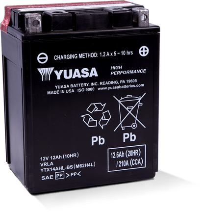 Yuasa Battery Yuasa Ytx14Ahl-Bs Yuasa Battery YUAM62H4L YUAM62H4L User 1