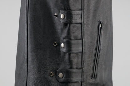 Kuryakyn Leather By River Road Plains Leather Vest Black - Small 094405 094405 User 3