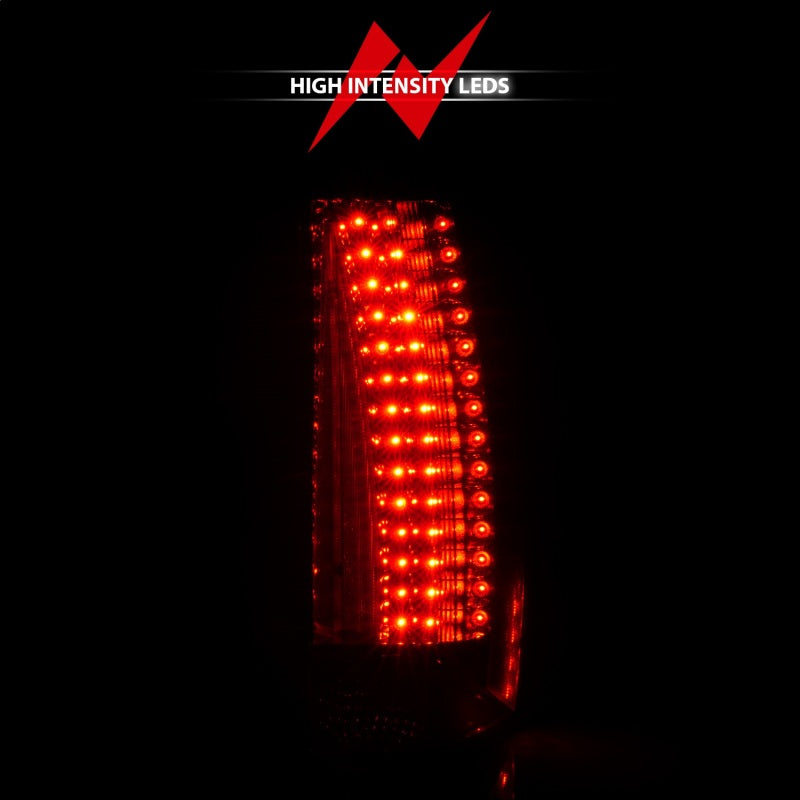 Anzo 2007-2014 Chevrolet Suburban LED Taillights Red/Clear - Escalade Look 311190 Photo - Unmounted