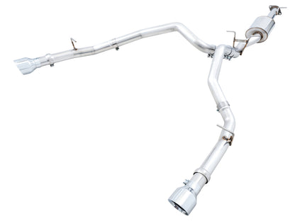 AWE Tuning 19-21 RAM 1500 5.7L (w/Cutouts) 0FG Dual Rear Exit Cat-Back Exhaust - Chrome Silver Tips 3015-32005 3015-32005 Photo - Primary