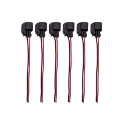 BLOX Racing Injector Pigtail Ev14 Female - Set Of 6 BXFU-00603-EV14-6 BXFU-00603-EV14-6 Photo - Primary