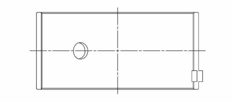 ACL Mitsubishi 4 3.2L(4M41T) 1999-on Race Series Engine Connecting Rod Bearing Set 4B1800H-STD 4B1800H-STD Technical Drawing