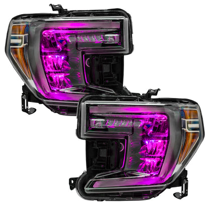 ORACLE Lighting Oracle 19-21 Silverado/Sierra 1500 RGB Demon Eye Headlight Upgrade Kit - ColorSHIFT w/o Controller 1440-334 1440-334 User 8